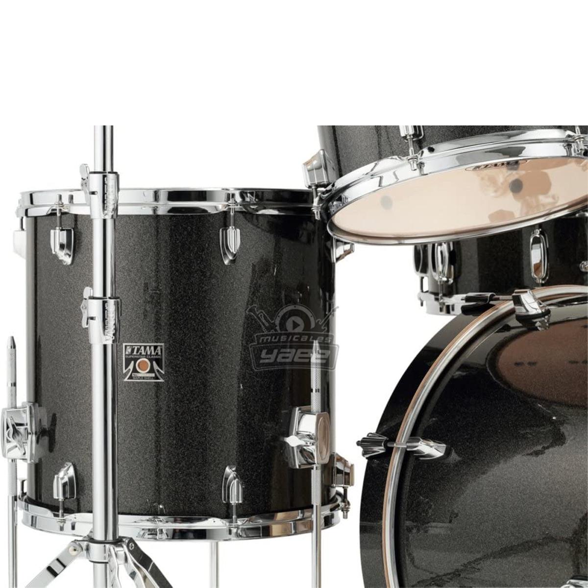 Bateria Tama Superstar Classic Maple De Pzas Midnight Gold Sparkle Con Atriles